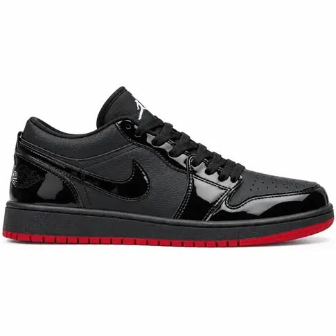 نایک جردن وان مشکی کف قرمز (سایز 37تا40) | Air Jordan 1 Low