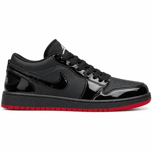 نایک جردن وان مشکی کف قرمز (سایز 37تا40) | Air Jordan 1 Low